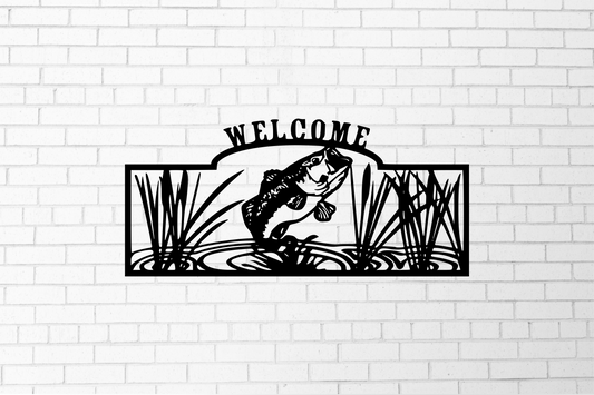 Bass Welcome Sign