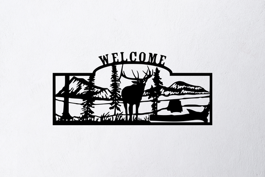 Elk Welcome Sign